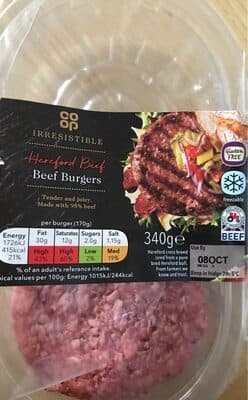 Hereford Beef Burgers