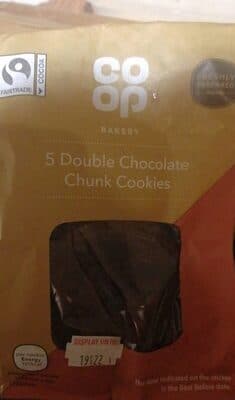 Coop bakery double chocolate cookies