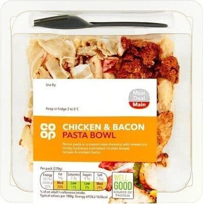 Co-op Pasta Bowl Chicken & Bacon