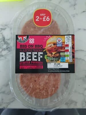 Beef Quarter Pounders