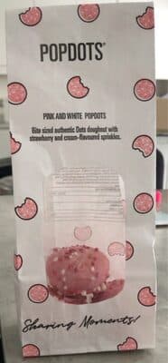 Pink and White Popdots