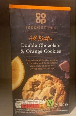 Orange flavoured cookies