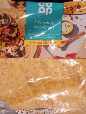 Tomato and Herb Wraps