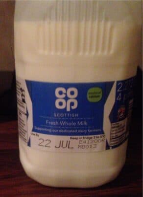 Scottish Fresh Milk