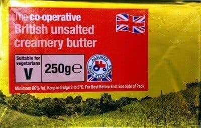 British Unsalted Creamery Butter