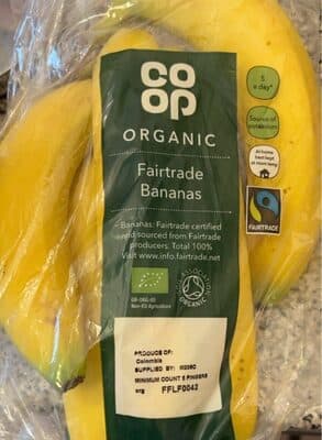 Organic Fairtrade bananas