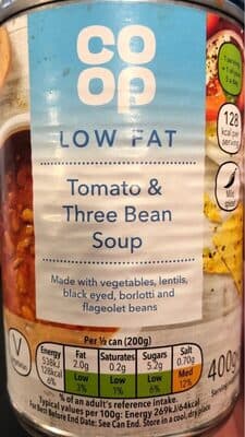 Tomato and Three Bean Soup