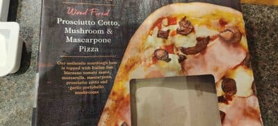 Prosciutto Cotto, Mushroom & Mascarpone Pizza