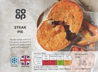 Steak pie