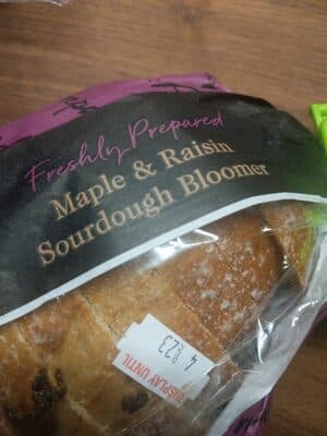 Maple And Raisin Sourdough Bloomer
