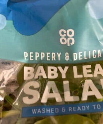 Baby leaf salad
