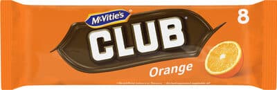 Thick Milk Chocolate With A Smooth, Tangy Orange Flavoured Cream And A Crunchy Biscuit