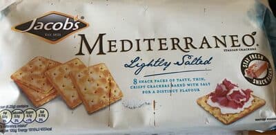 Jacob's Mediterraneo Bread Crackers Salted