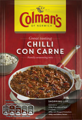 Chilli Con Carne Recipe Mix