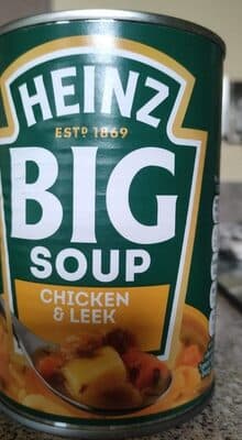 Big soup chicken and leek
