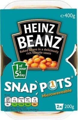 Beanz Snap Pots 2 x (400g)
