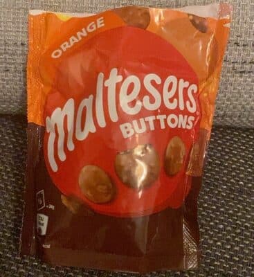 Orange Maltesers BUTTONS