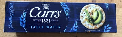 Carr's Table Water
