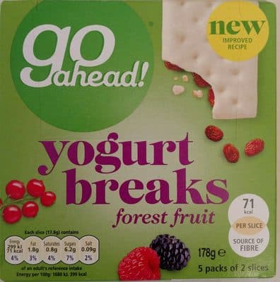 Go Ahead! Forest Fruit Yogurt Breaks
