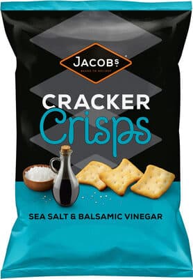 Cracker Crisps Sea Salt & Balsamic Vinegar