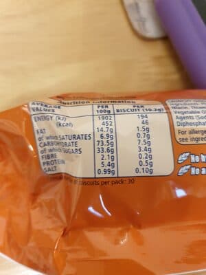 McVitie's Tasties Ginger Nut