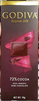 72% cocoa dark chocolate