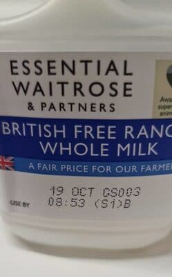 British Free Range Whole Milk