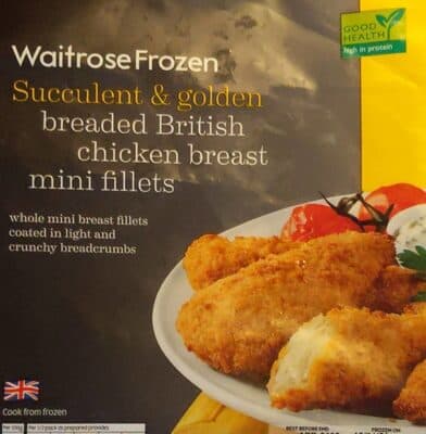 Succulent & golden breaded British chicken breast mini fillets