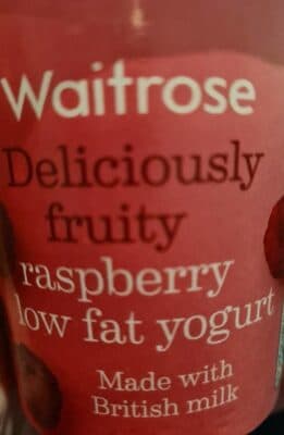 Deliciously fruity low fat yogurt