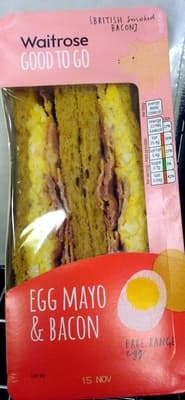 Egg Mayo & Bacon Sandwich