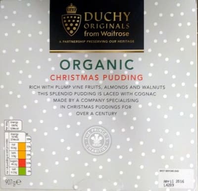 Organic Christmas Pudding
