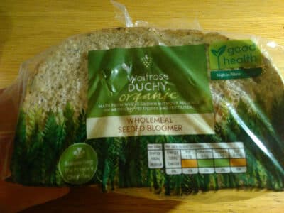 Wholemeal seeded bloomer