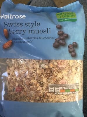 Swiss Style Berry Muesli
