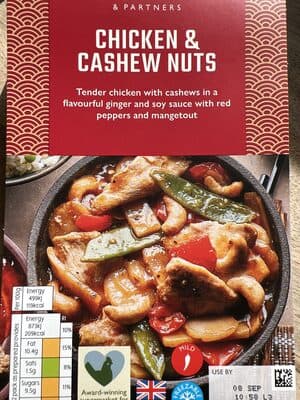 chicken and cashew nuts