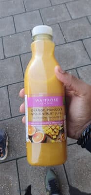 Waitrose orange, mango & passion fruit juice