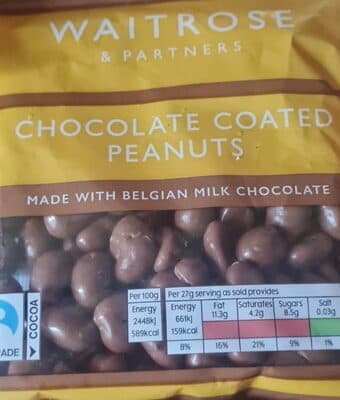 Chocolate Coated Peanuts