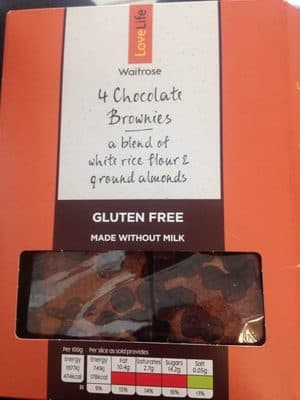 4 Chocolate brownies
