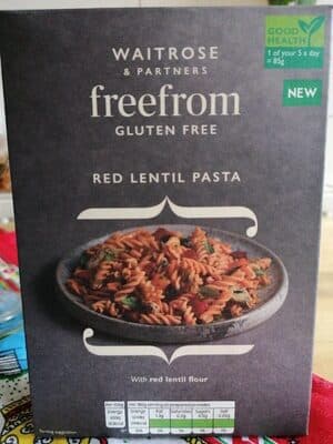 Red lentil pasta