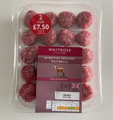 Venison Meatballs
