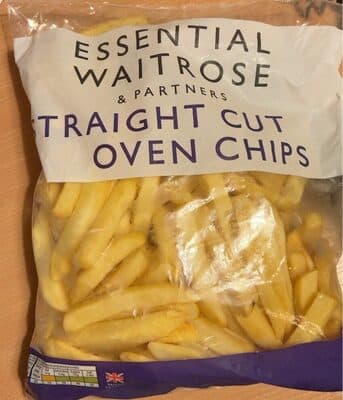 Straight cut oven chips