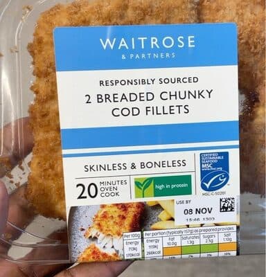 Breaded Chunky Cod Fillets