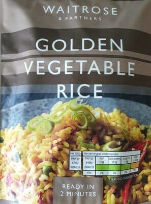 Golden Vegetable Rice