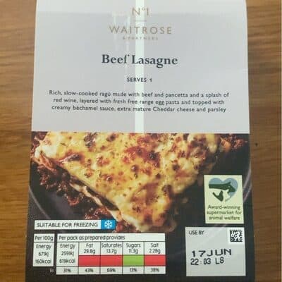 Beef Lasagne