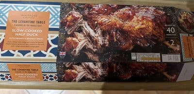 slow-cooked half duck