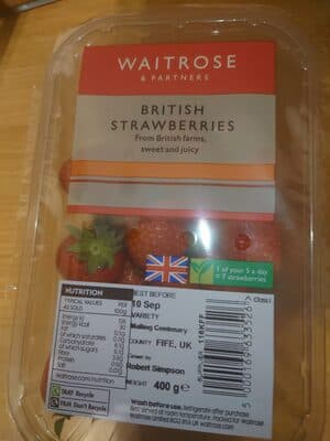 Waitrose British Strawberries