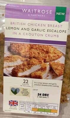 Lemon and Garlic Escalope