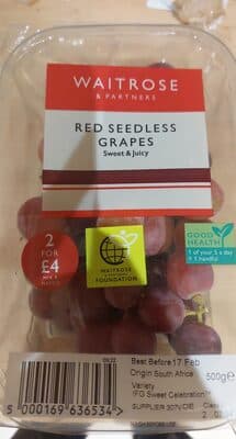 Red Seedless Grapes