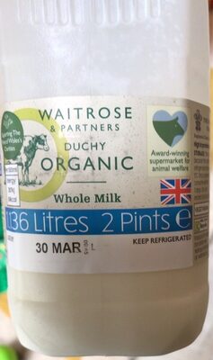 Duchy Organic Milk