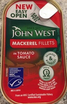 Mackerel Fillets in Tomato Sauce