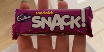 Cadbury Snack Chocolate Bar Sandwich